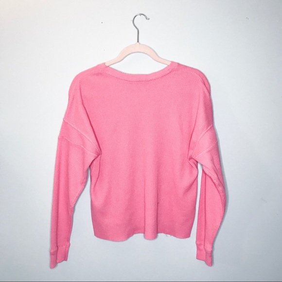 Abercrombie Waffle Knit Cropped Long Sleeve - Picture 5 of 5